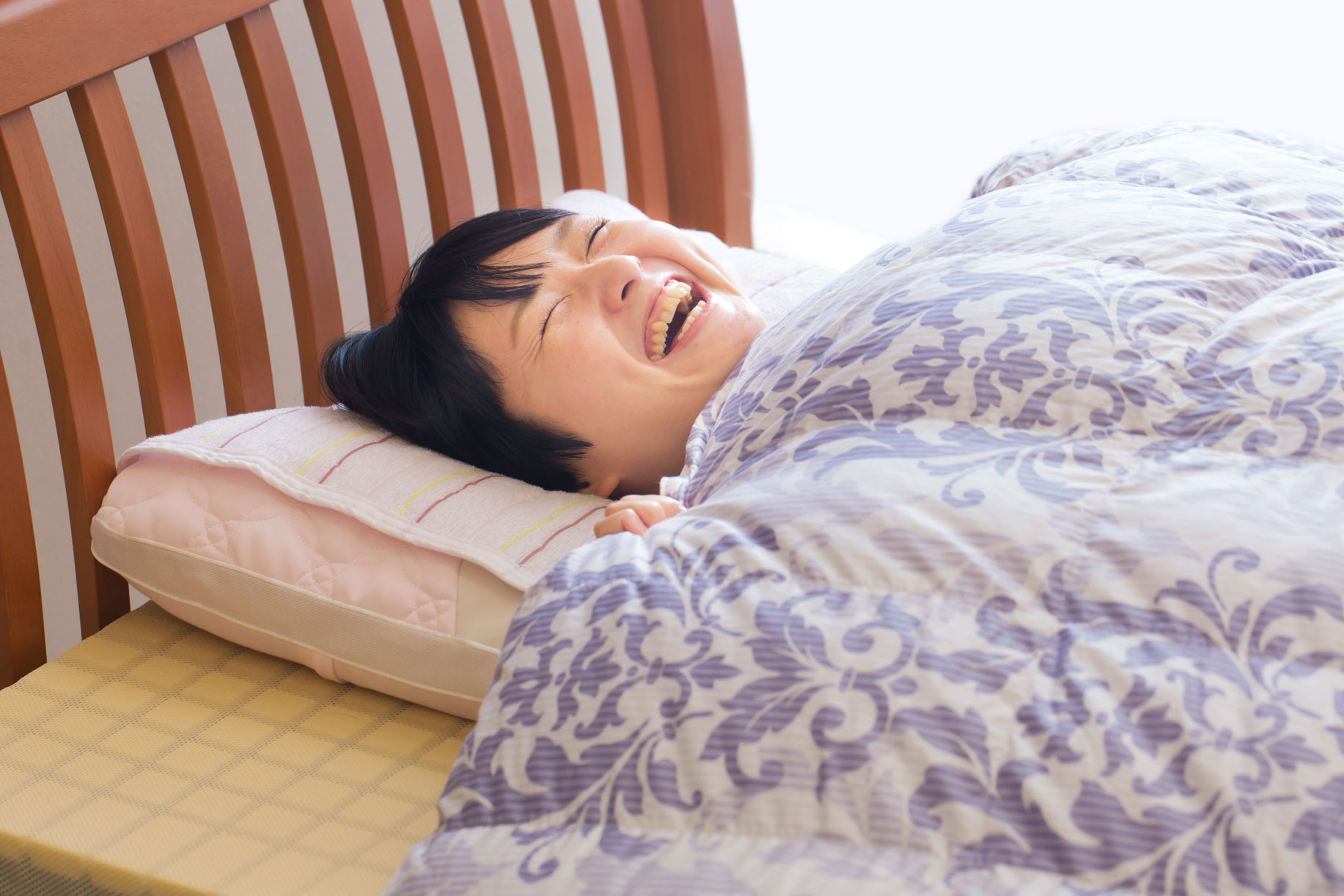 羽毛布団かけくらべ